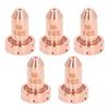 5Pcs Plasma Cutting Torch Nozzle Tip Thickened Brass Plasma Cutter Nozzle Tip for SL60 SL100
