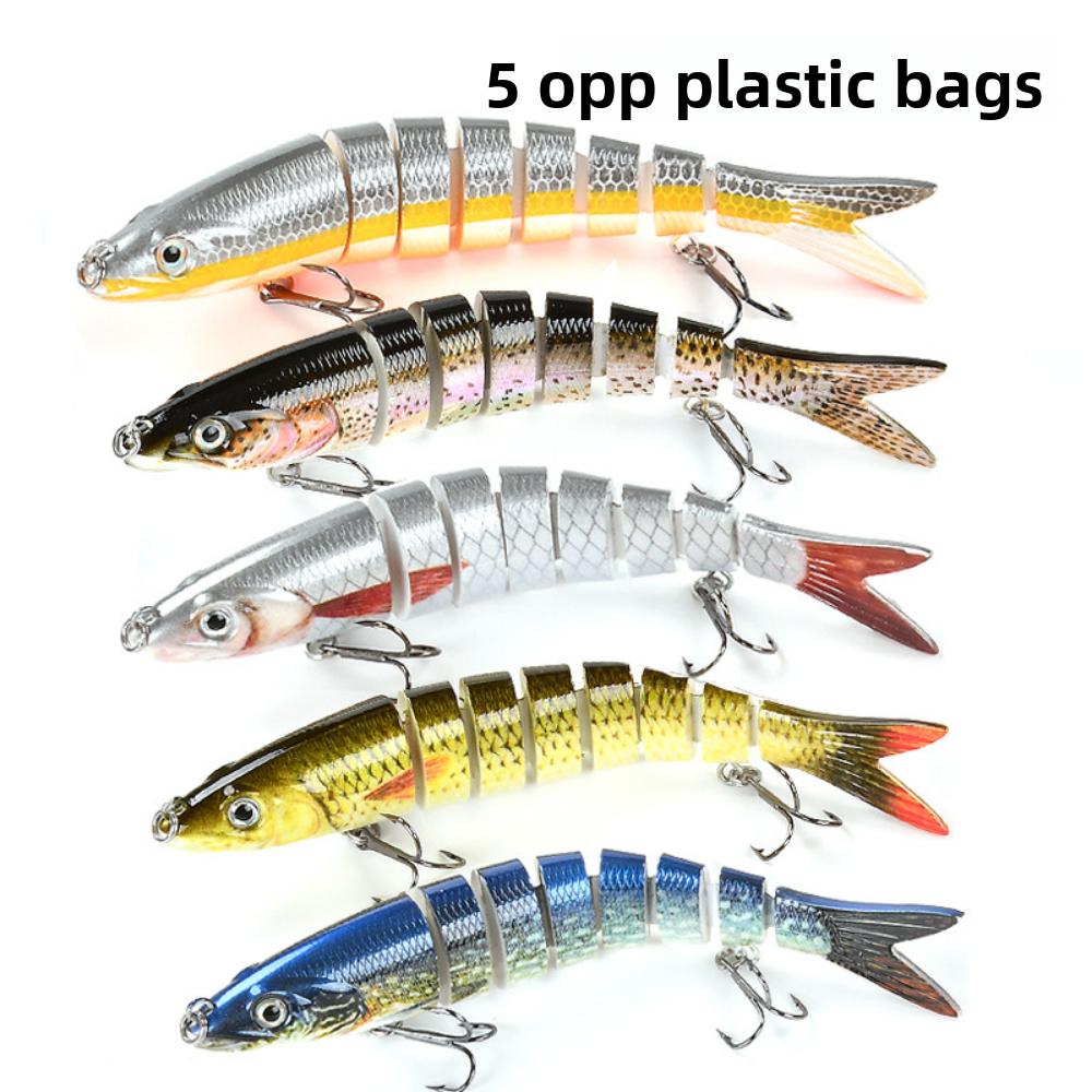 Набор многосекционных приманок Luya 8-секционная рыба приманка для пресноводной морской рыбалки твердая приманка приманка Luya продается далеко 13,5 см