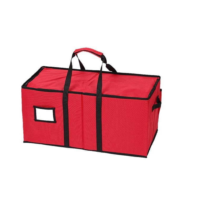 Red Oxford Christmas Storage Container With 128 Compartment Xmas Decorations Organizer Xmas Decor Storage Organizer
