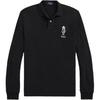 Polo FW22 Медвежий Принт Длинный Рукав Поло Мужские Топы Черный MNPOKNI16822497-001