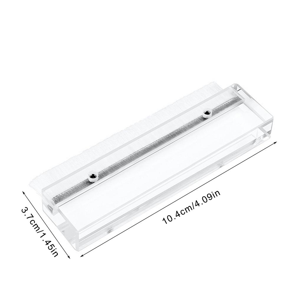 Record Cleaning Brush Acrylic Washable Vinyl Record Cleaning Brush Antistatic Brush Suitable for Record Collectors