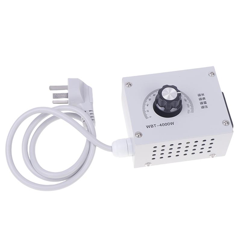 AC 220V 18A 4000W Тиристорный регулятор мощности Регулятор скорости двигателя Регулятор скорости вентилятора Регулятор напряжения Термостат