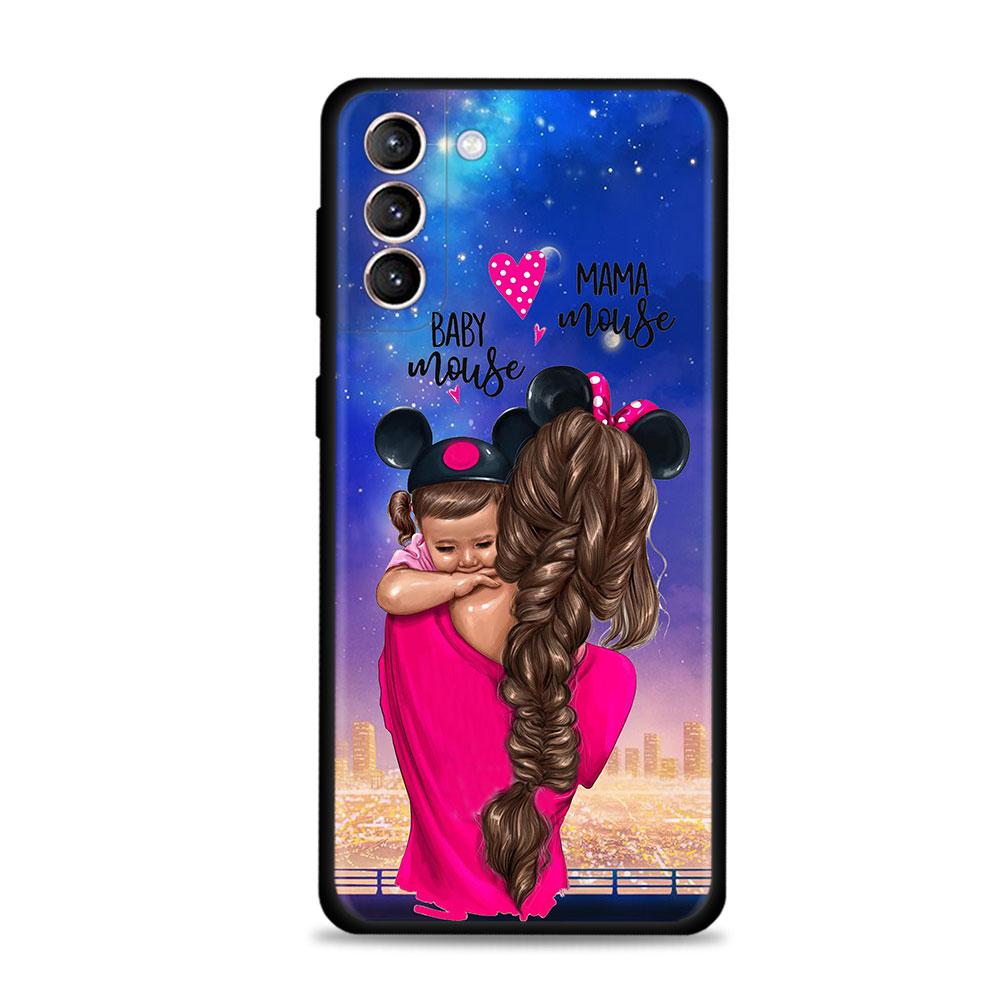 Чехол Super Mom для маленьких девочек и мальчиков для Samsung Galaxy S22 S21 S20 Ultra FE S22 S21 S20 S10 S9 S8 Plus 4G 5G S10e S7 Edge TPU Coque