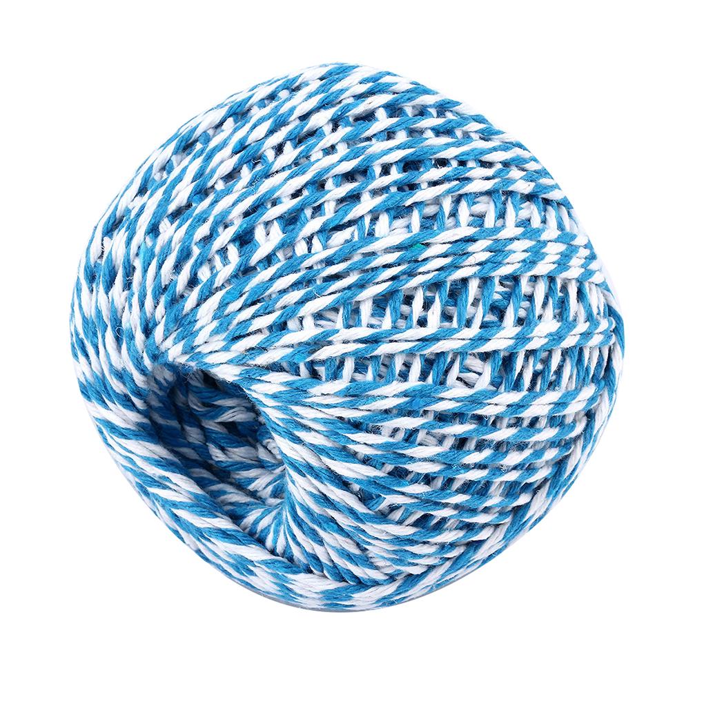 1,5 мм 75 м хлопчатобумажная нить двухцветный шнур для рукоделия тканый ремешок веревка проволока DIY принадлежности ARI