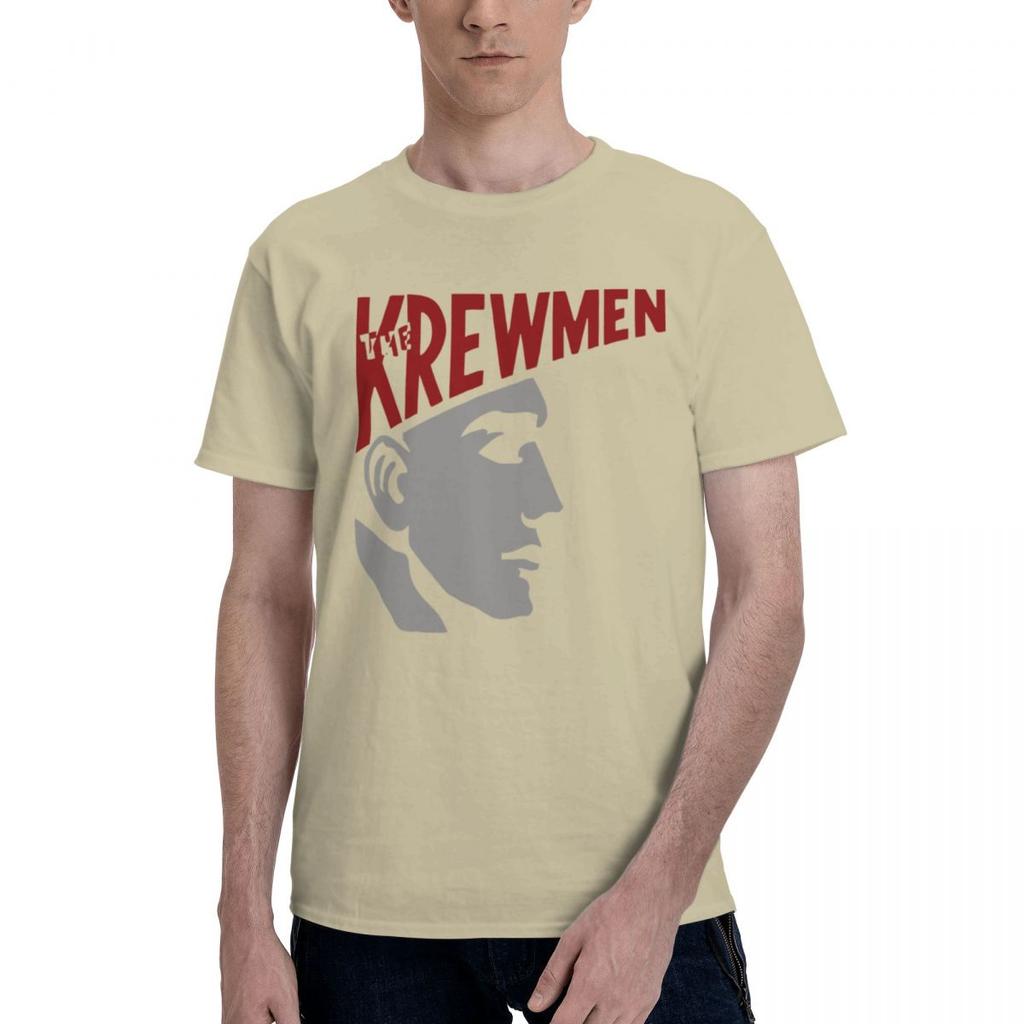 80-е The Krewmen JOY Подарок День рождения Рождество 100% Хлопок Повседневная Дышащая Удобная Аниме Футболки Футбол 2025 Забавный Подарок
