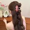 Simulated Flower Sweet Hair Catches Cloth Hair Crab Clip Elegant Flower Hair Claw  Wedding