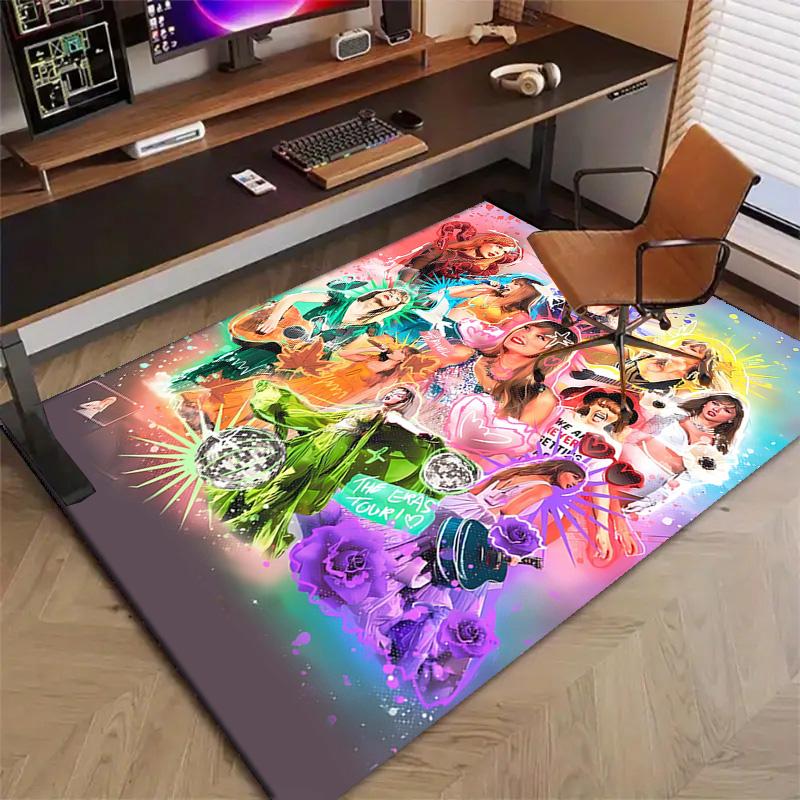 1pc Taylor Swift2 Design Printed Area Rug Carpet for Bedroom Living Room Home Decor Rugs Mat Non Slip Mat Rug for Bedside