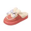 Fashion Women's Cotton Slippers Winter Sweet Thick-soled Wool Cotton Shoes Home Cute Plus Velvet Shoes Women's Warm Anti-ski Boots