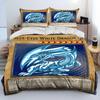 3D Yu-Gi-Oh MONSTER CARD Anime Comforter Bedding Set,Duvet Cover Bed Set Quilt Cover Pillowcase,king Queen Size Bedding Set Boys
