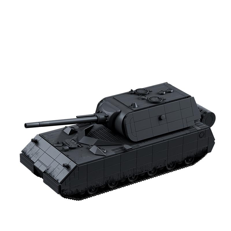 2416 деталей Боевые танки PANZER VIII MAUS 1:28 Блоков Модель MOC Наборы Блоков Строительные Игрушки Подарки для Взрослых Технические Кирпичики Наборы Украшений