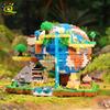 HUIQIBAO 5452PCS MOC The Earth Village Model Micro Building Blocks Architecture Style Brick for Kid Children Construction Toys