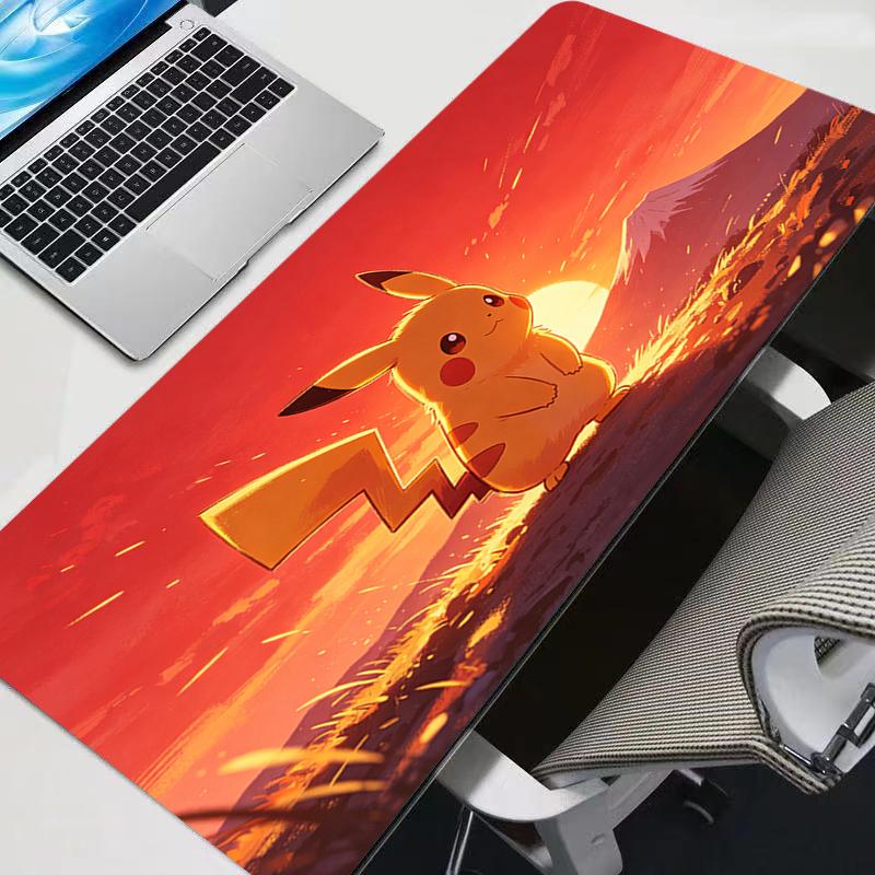 Mouse Pad Rug Gaming Accessories Gabinete Gamer PC Computer Desk Mat Large Keyboard Tablet Gengar Pikachu Sakura Pagoda Mousepad