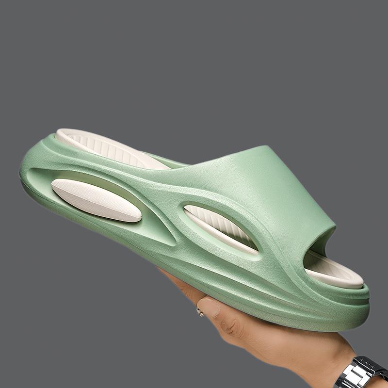 Модные легкие повседневные летние мужские и женские сандалии на платформе, пляжные шлепанцы, пара, новые туфли для ванной комнаты, роскошные сандалии