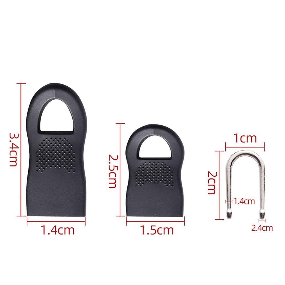 8Pcs Craft Clothing Sewing Accessary DIY Fixer Repair Kit Zipper Slider Zipper Puller Zipper Head