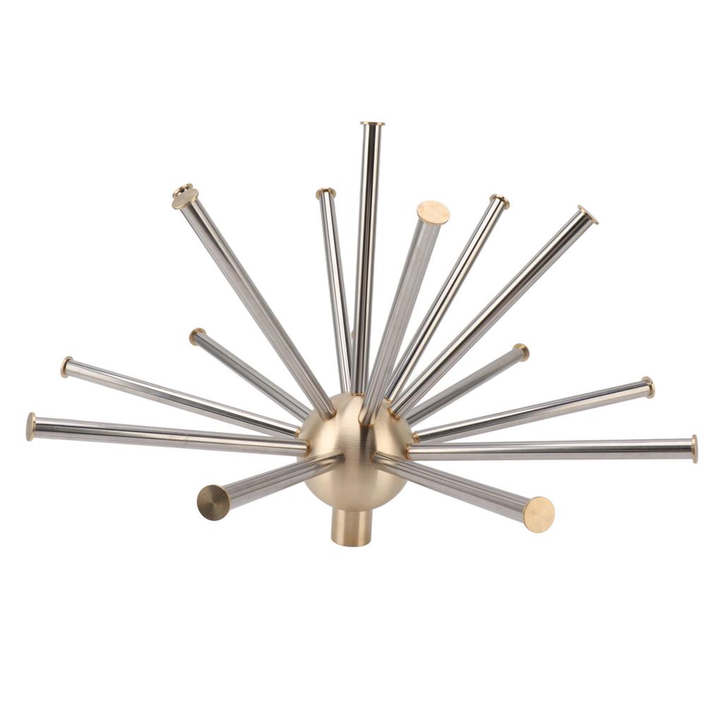 Fountain Nozzle Head Set G1 Inch Brass Stainless Steel Water Fountain Spray Head for Garden Pond