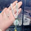 Цзяньшаньский нефритовый кулон-пряжка Пин'ань для автомобиля - Универсальный и изысканный женский аксессуар