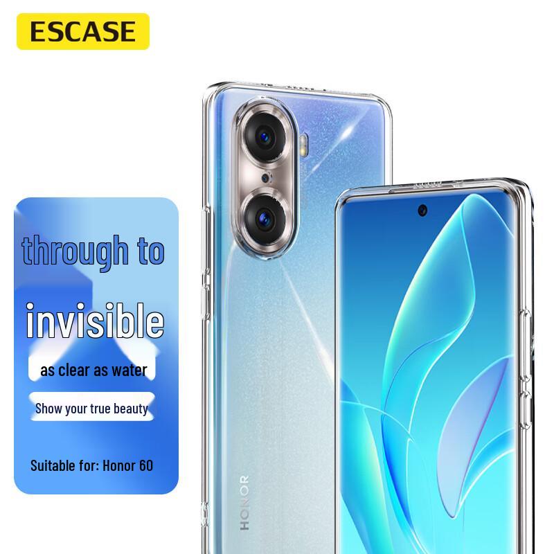ESCASE Прозрачный Чехол для Телефона с Полной Защитой для Honor