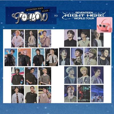 SEVENTEEN FOLLOW AGAIN to RIGHT HERE Пакет ПОДАРОК VOD БОНУС ФОТОКАРТА ОФИЦИАЛЬНЫЙ