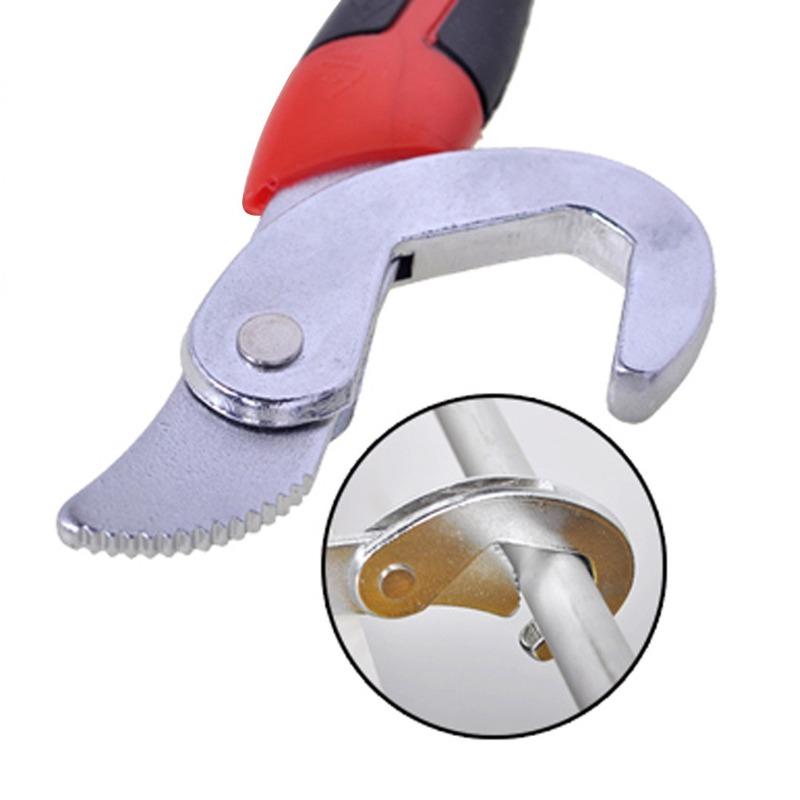 Universal Key Pipe Wrench 6-22mm Open End Grip Tool Plumber Multi Hand Tool
