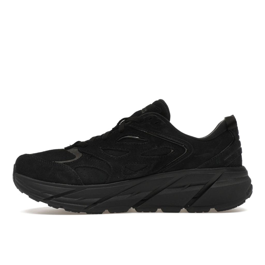 Кроссовки HOKA Clifton L Suede Triple Black Unisex 1122571-BBLC