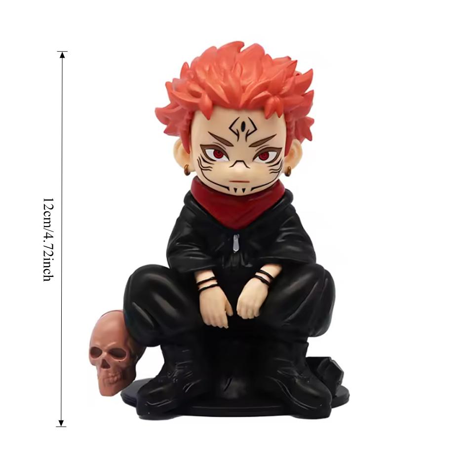 Горячая фигурка Юдзи Итадори из Jujutsu Kaisen, версия для стоячей битвы, версия Q, модель, ПВХ, коллекционная игрушка, настольное украшение, подарок для мальчиков
