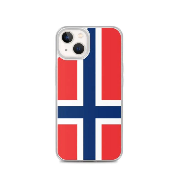 Coque iPhone - Drapeau Île Bouvet - Souple - Multicolore - Compatible iPhone 13 - Légère Et Résistante