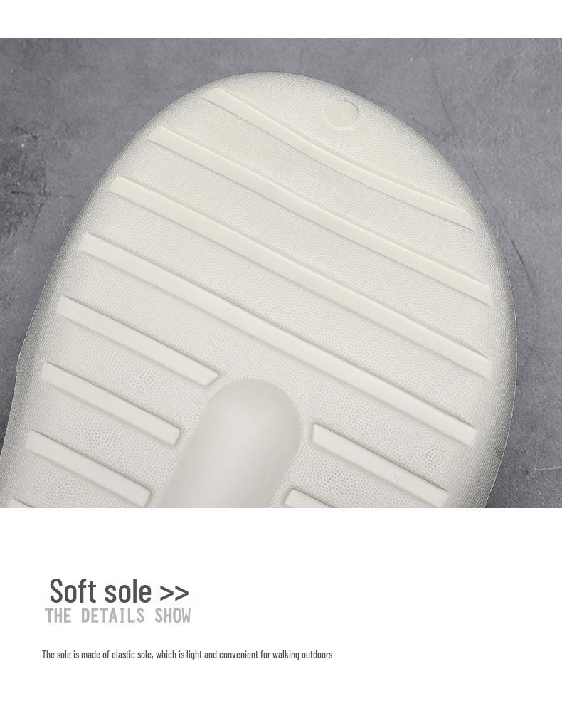 Мужские сандалии и шлепанцы с закрытым носком «Кокосовый сад» – Мягкая подошва, дышащие, модные, универсальные для пляжа.