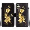 Galaxy Samsung S23 For S22 S21 S20 Plus Ultra S8 S9 S10 Wallet Case Pu Leather Floral Flip Cover With Card Holder Kickstand Protective Purse Case