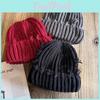 Casual Knit Beanie For Adults Acrylic High Top Hat For Winter Warmth