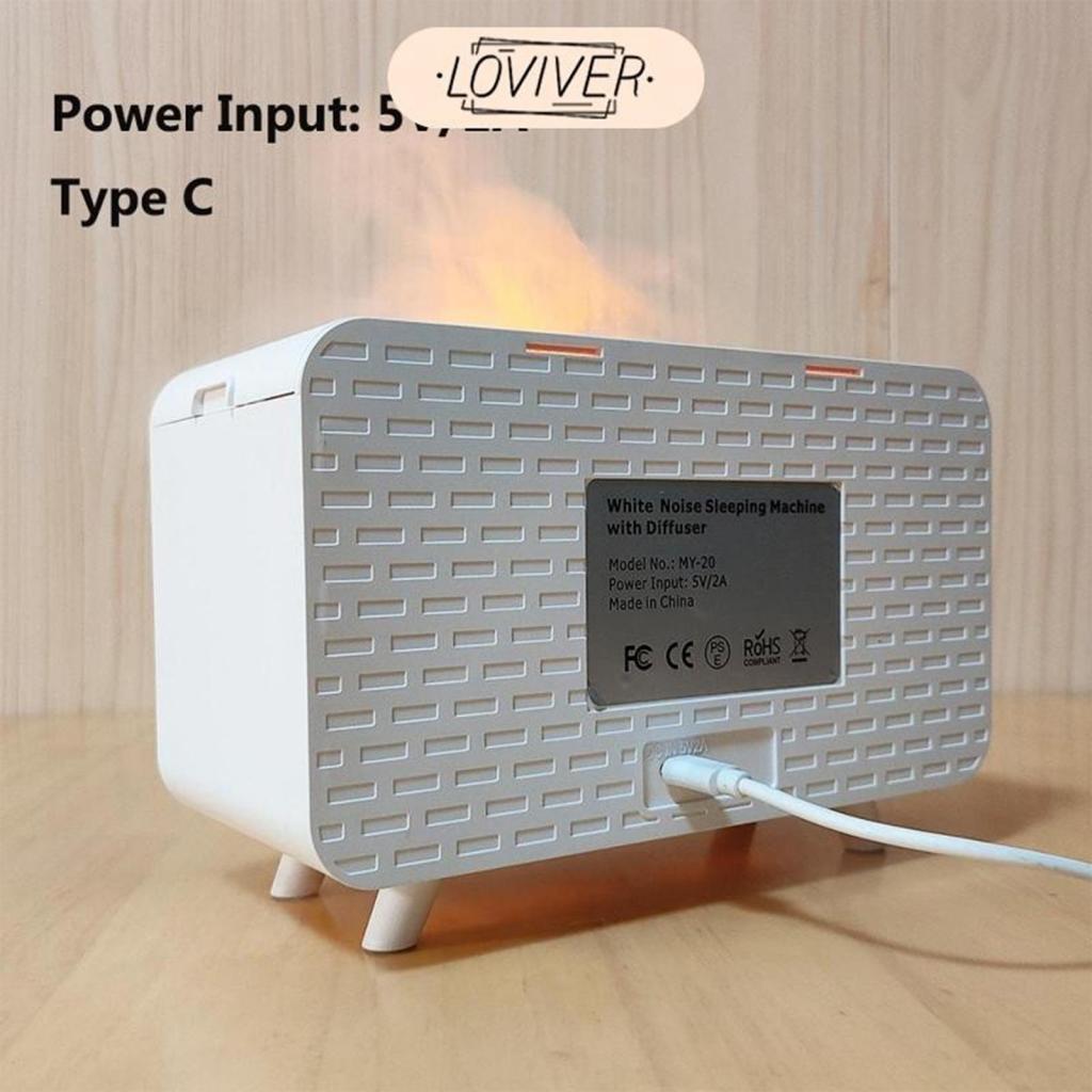 Аромаувлажнитель - Диффузоры эфирных масел для дома, Увлажнитель воздуха с аромадиффузором и имитацией пламени, Динамик