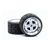 Scale Custom Wheels for CARLOMO Approximately Suitable for Miniature 1/64 (full Set) N009, 11.0mm, Cars, Etc. [Used]