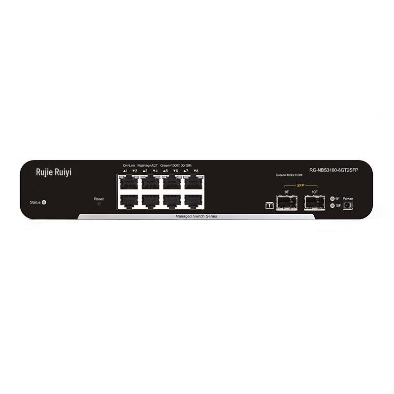 Ruijie RG-NBS3100-8GT2SFP 8-Port Gigabit Layer 2 Managed Switch