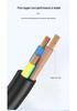 European Standard Two-Pin Pure Copper Power Cord with Dutch Plug (2-Core 0.75/1.5mm²)