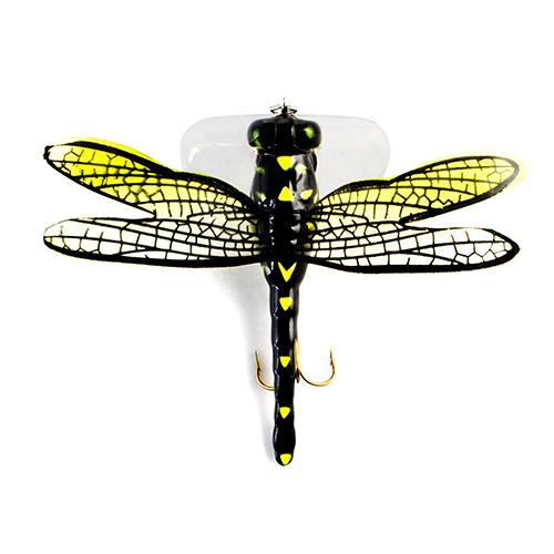 1PC Fishing Bait Lure Hook Weight Dragonfly Floating Fly Fishing Lure 6g 75mm Artificial Bait for Trolling Hard Lure Hook Lure