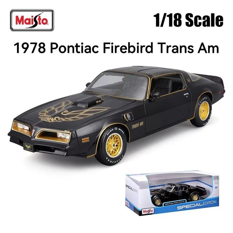 Новый 1:18 1978 PONTIAC Firebird Trans Am Сплав Классическая Спортивная Модель Автомобиля Литьевой Металл Гонночные Транспортные Средства Модель Автомобиля Симуляция Подарок