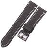 Genuine Leather Watchbands 18mm 20mm 22mm 24mm Black Dark Brown Women Men Cowhide Watch Band Strap Belt With Buckle