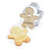 Set of 3 Wooden Cookie Cutters and Embossers - SCRAPCOOKING - Christmas (gingerbread Man, Fir Tree and Star)
