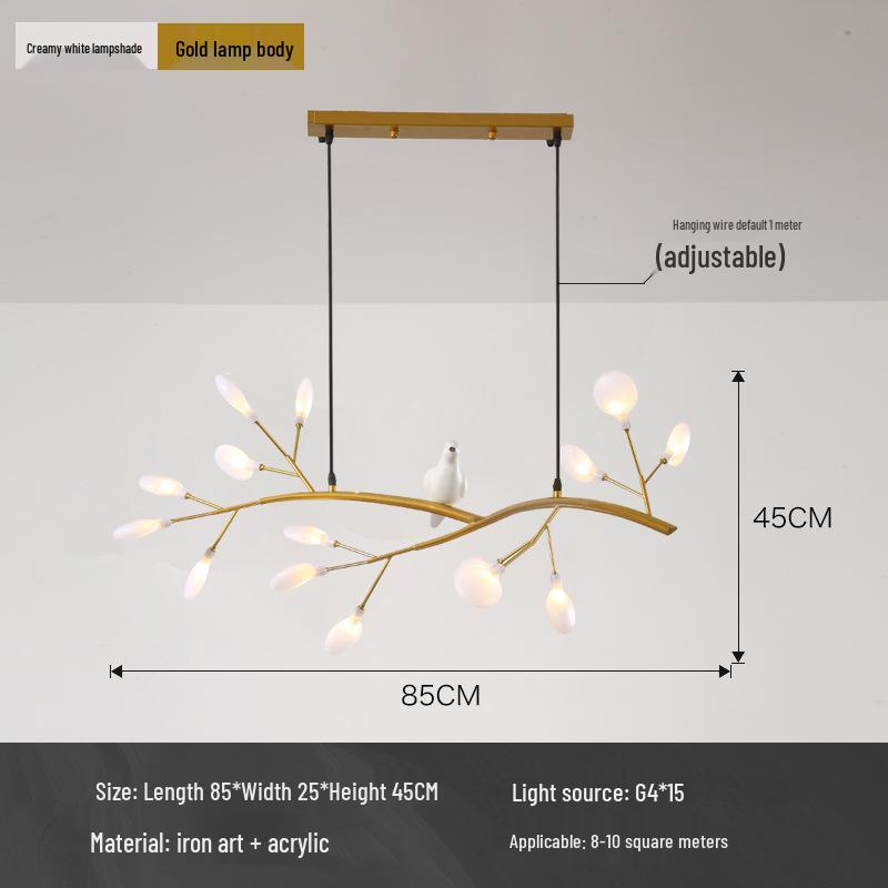 Firefly Chandelier: Modern Minimalist Branch Light for Living Room, Bedroom, or Dining Room - Nordic Creative Design