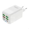 Зарядное устройство USB C Портативная вилка 150 Вт для нескольких устройств Путешествия Белый