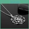 Slipknot Уникальное Геометрическое Ожерелье с Подвеской Ювелирное Изделие со Сплавной Цепочкой для Подарка