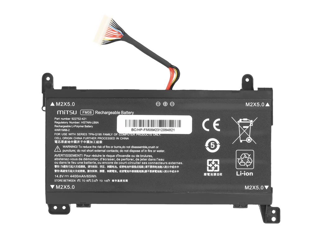 FM08 TPN-Q195 battery for HP Omen 17-AN 16 PIN