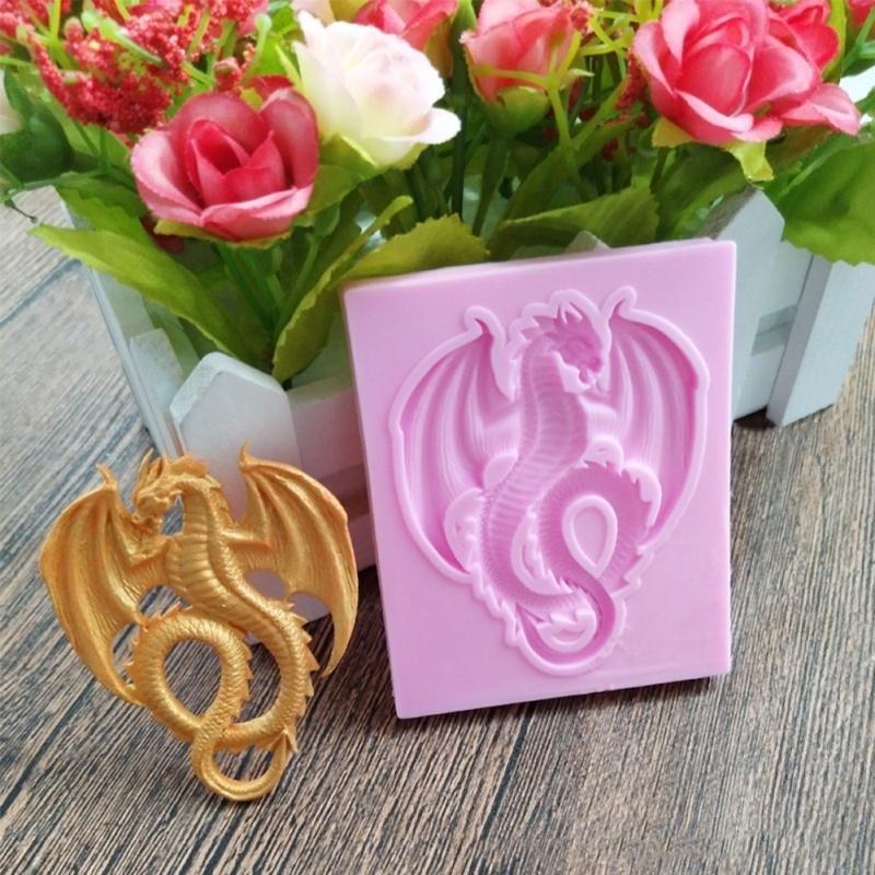 1PCS Dragon Silicone Mold Fondant Mold Cake Decorating Tools Chocolate Gumpaste Mold