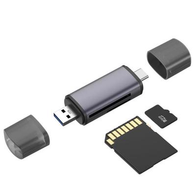 Картридер - PHONILLICO - USB-C - Совместимый с OTG - Черный