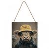 Liam Highland Cow Plaque