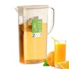 Plastic Fridge Jug 2L With Filter Lid Transparent Sealing Kettle With Handle Transparent Heat Resistant Kitchen
