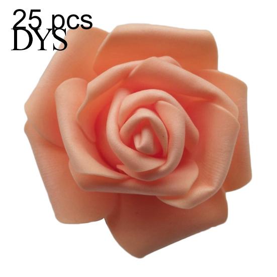 25/50/100 шт искусственные пенополиэтиленовые розы голова цветы DIY свадьба домашний декор комнаты