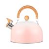 3L Whistling Kettle with Wooden Handle, Hiking Tea Kettle, Teapot, Picnic