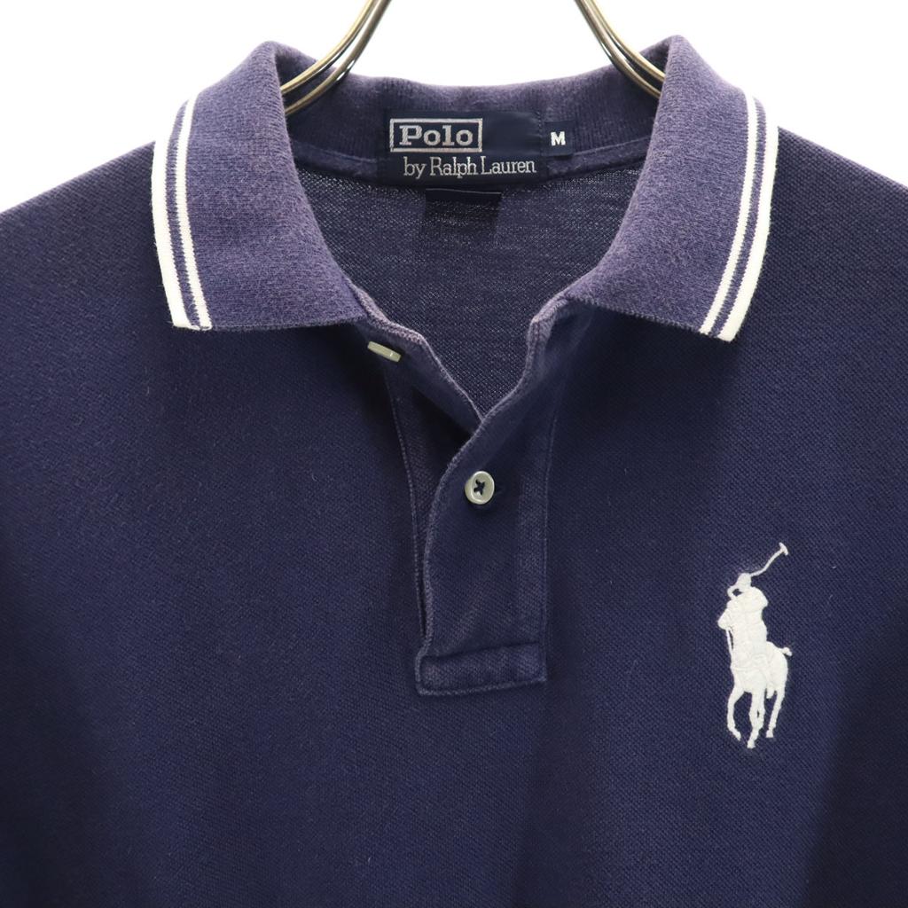 Поло от Ralph Lauren Футболка поло с коротким рукавом M Темно-синий Палевый Мужская Б/у