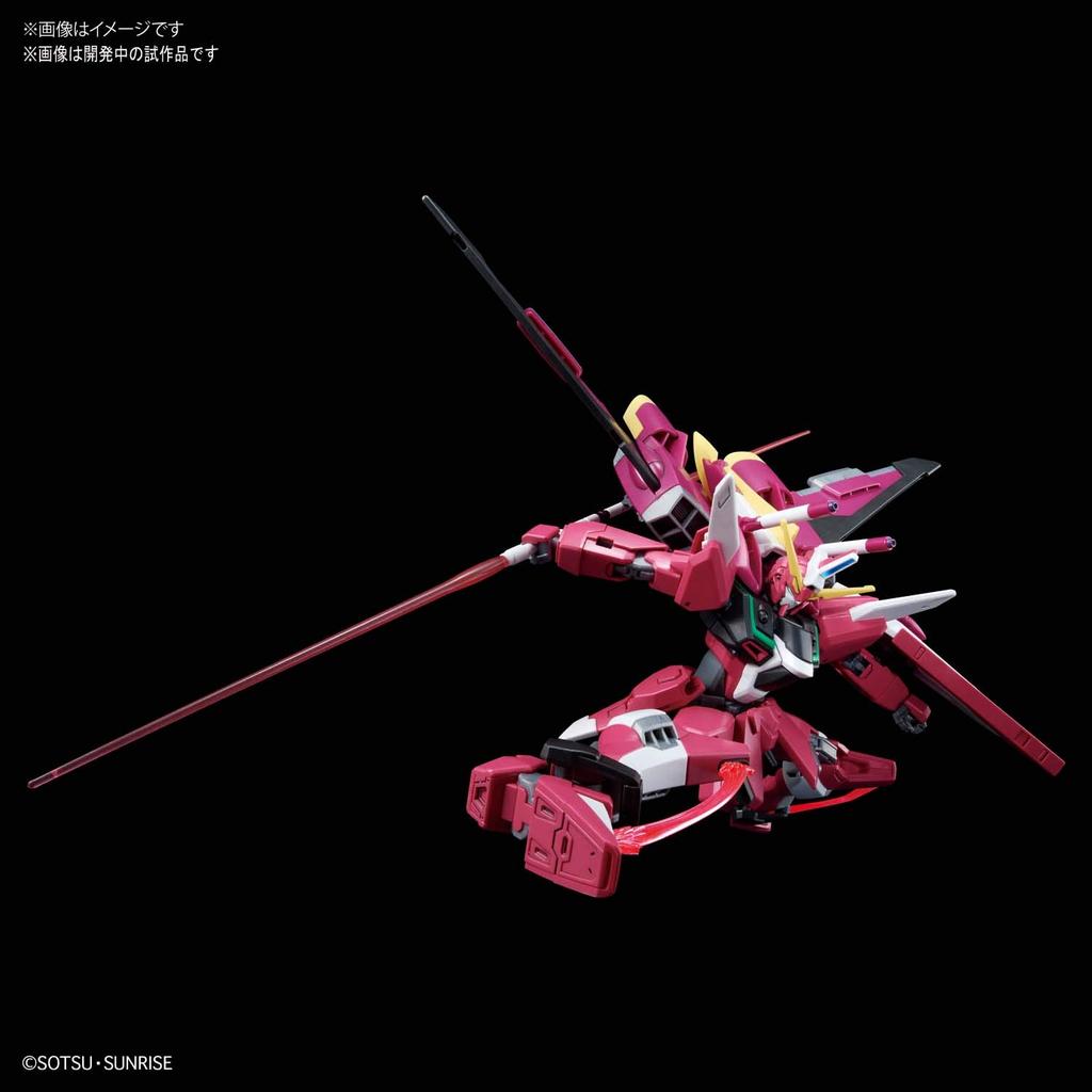 BANDAI SPIRITS HGCE Mobile Suit Gundam SEED DESTINY Infinite Justice Gundam Scale Plastic Model Kit 1/144 Pre-Colored