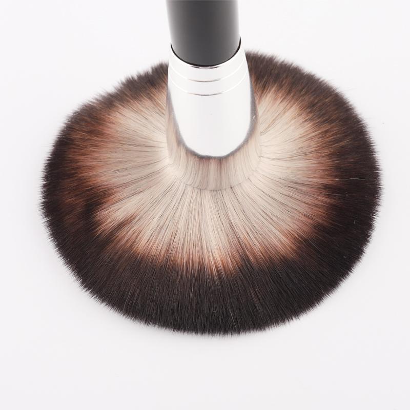 Профессиональная деревянная кисть для макияжа, 1 шт., кисть для румян, одиночная косметическая кисть для порошка, индивидуальный логотип